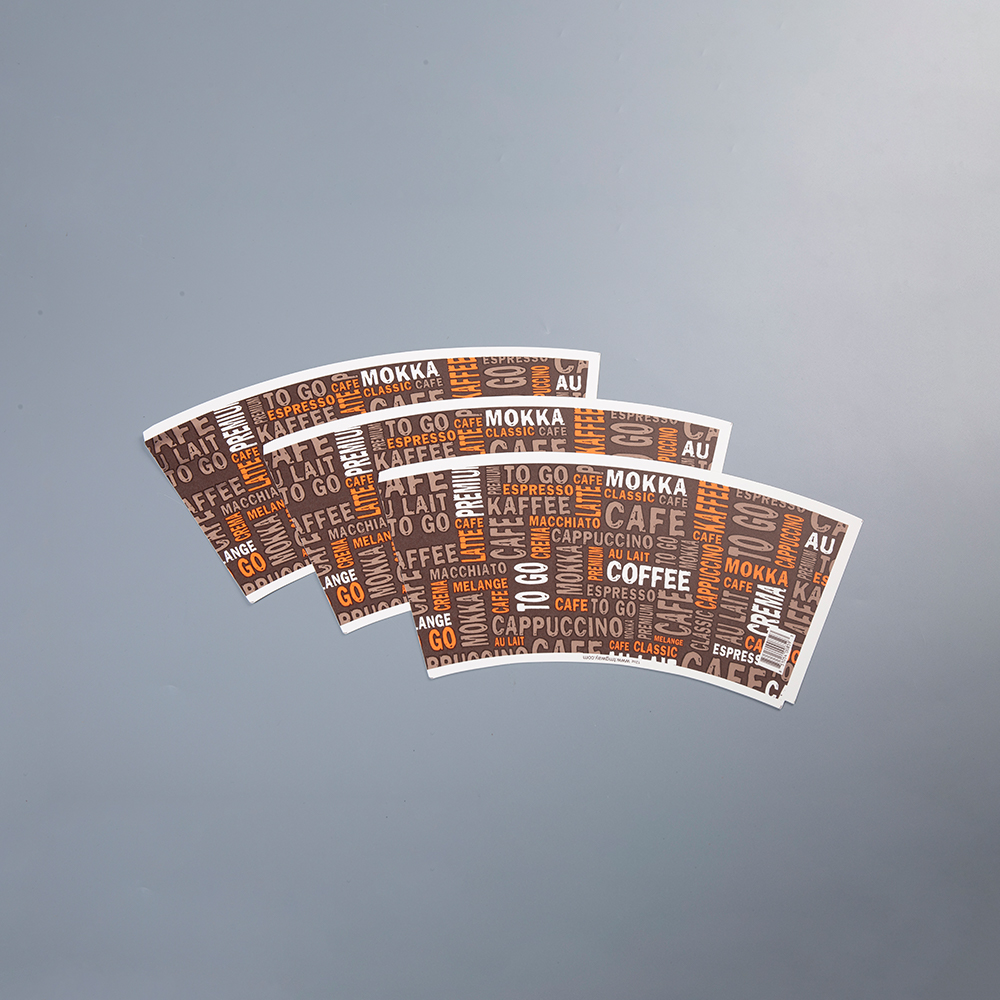 Ventilatore a tazza singola in carta rivestita in PE