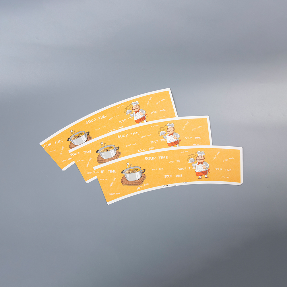 Ventola con doppio bicchiere di carta rivestita in PE